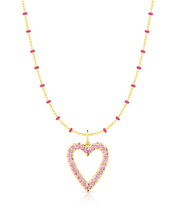 Stoned Heart Charm