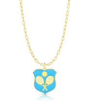 Tennis Crest Pendant