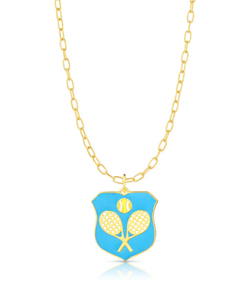 Tennis Crest Pendant