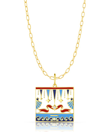From Paris with Love Matchbook Pendant