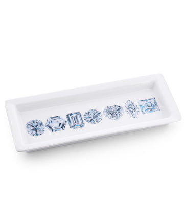 Diamond Porcelain Jewelry Tray