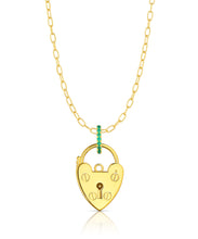 Heart Padlock Pendant