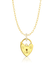 Heart Padlock Pendant