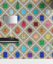 Pearl Lattice with Gemstones