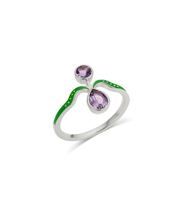 Art Nouveau Iolite Ring