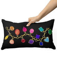 Diamond & Gemstone Charm Bracelet Pillow