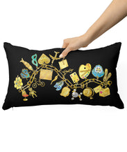 Gold & Silver Charm Bracelet Pillow