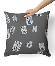 Geometric Emerald Diamond Pillow