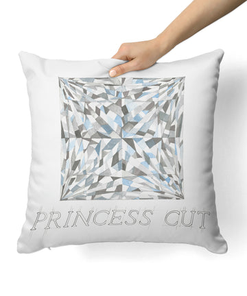 Princess Cut Diamond Pillow