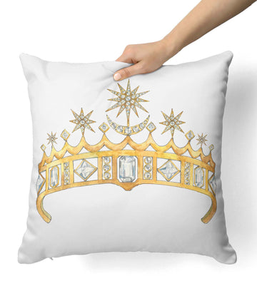 Star & Crescent Moon Tiara Pillow