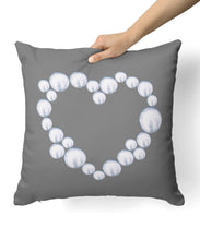 Bubble Pearl Heart Pillow