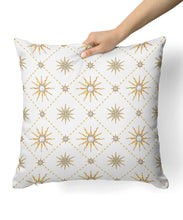 Victorian Star White Lattice Pillow