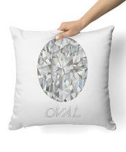Oval Diamond Pillow