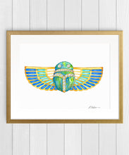 Scarab Rendering printed on Paper