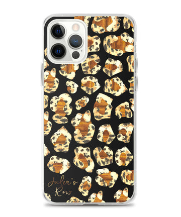 Leopard Phone Case with Dalmatian Jasper & Tigers Eye