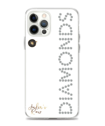 Diamonds on White Background Phone Case