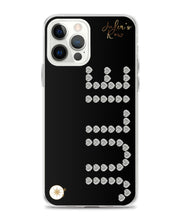 Black Diamond Name Phone Case