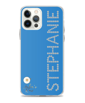 Blue Diamond Name Phone Case