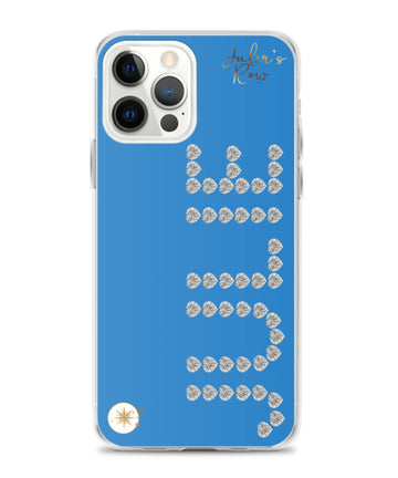 Blue Diamond Name Phone Case