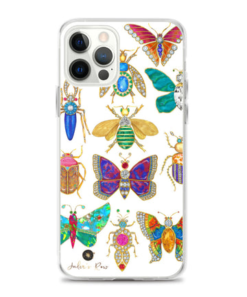 Butterfly & Bug Brooch Phone Case