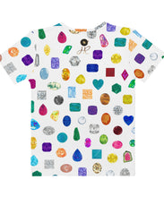 All Over Print Gemstone & Diamond Print Tee