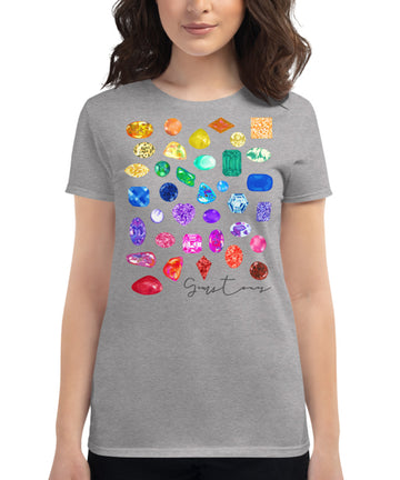 Rainbow Gemstones Tee