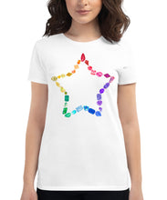 Rainbow Gemstone Star Tee