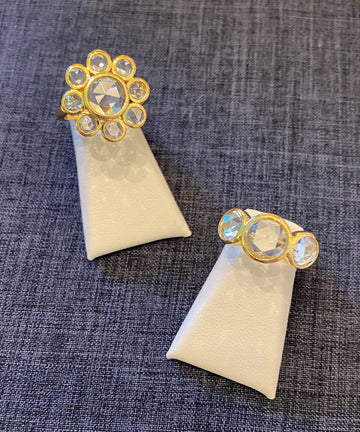 Topaz Three Stone Ring