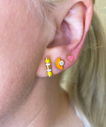 Enamel Fan Stud
