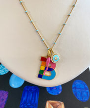Round Halo Enamel Charm