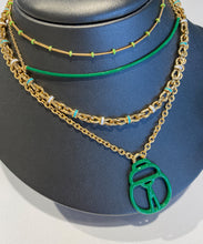 Enameled Scarab Necklace