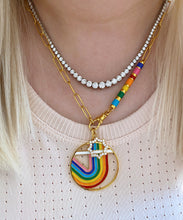 Rainbow Disc Charm