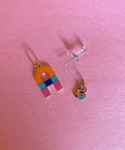 Large Enamel Initial Charm