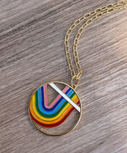 Rainbow Disc Charm