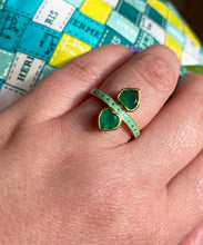 Double Heart Ring