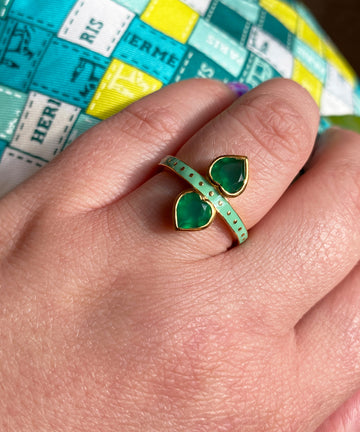 Double Heart Ring