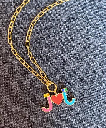 Double Initial Necklace