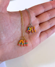 Small Enamel Initial Charms, A-N