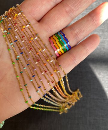 Ric Rac Enamel Band