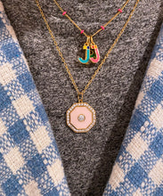 Small Enamel Initial Charms, A-N