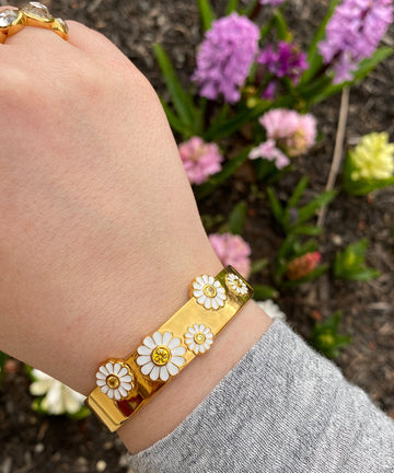 Daisy Cuff Bracelet