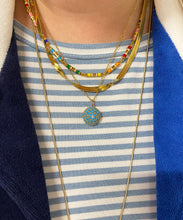 Barrel Enamel Chain Necklace