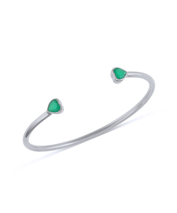 Green Onyx Cuff Bracelet