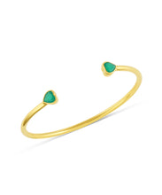 Green Onyx Cuff Bracelet