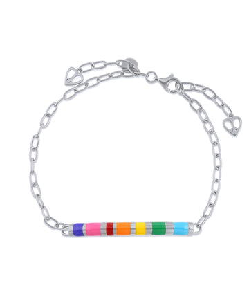 Enamel Bar Bracelet