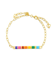 Enamel Bar Bracelet