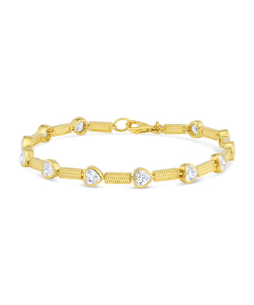 Zirconia Link Bracelet