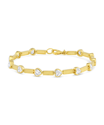 Zirconia Link Bracelet