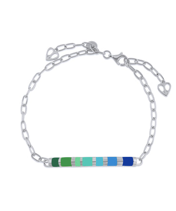 Enamel Bar Bracelet