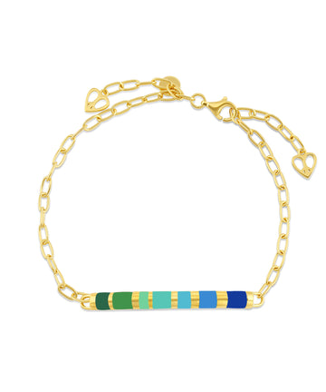 Enamel Bar Bracelet